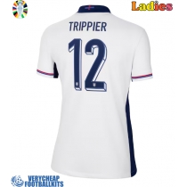 England Kieran Trippier #12 Replica Home Shirt Ladies Euro 2024 Short Sleeve